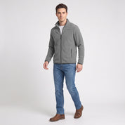Sudadera Fleece para Hombre con Cierre Completo, Cuello Alto y Bolsillos | Greenlander