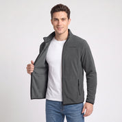 Sudadera Fleece para Hombre con Cierre Completo, Cuello Alto y Bolsillos | Greenlander