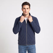Sudadera Fleece para Hombre con Cierre Completo, Cuello Alto y Bolsillos | Greenlander