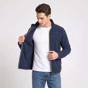 Sudadera Fleece para Hombre con Cierre Completo, Cuello Alto y Bolsillos | Greenlander