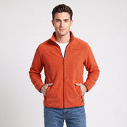 Sudadera Fleece para Hombre con Cierre Completo, Cuello Alto y Bolsillos | Greenlander
