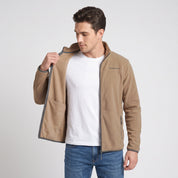 Sudadera Fleece para Hombre con Cierre Completo, Cuello Alto y Bolsillos | Greenlander