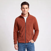 Sudadera Fleece para Hombre con Cierre Completo, Cuello Alto y Bolsillos | Greenlander