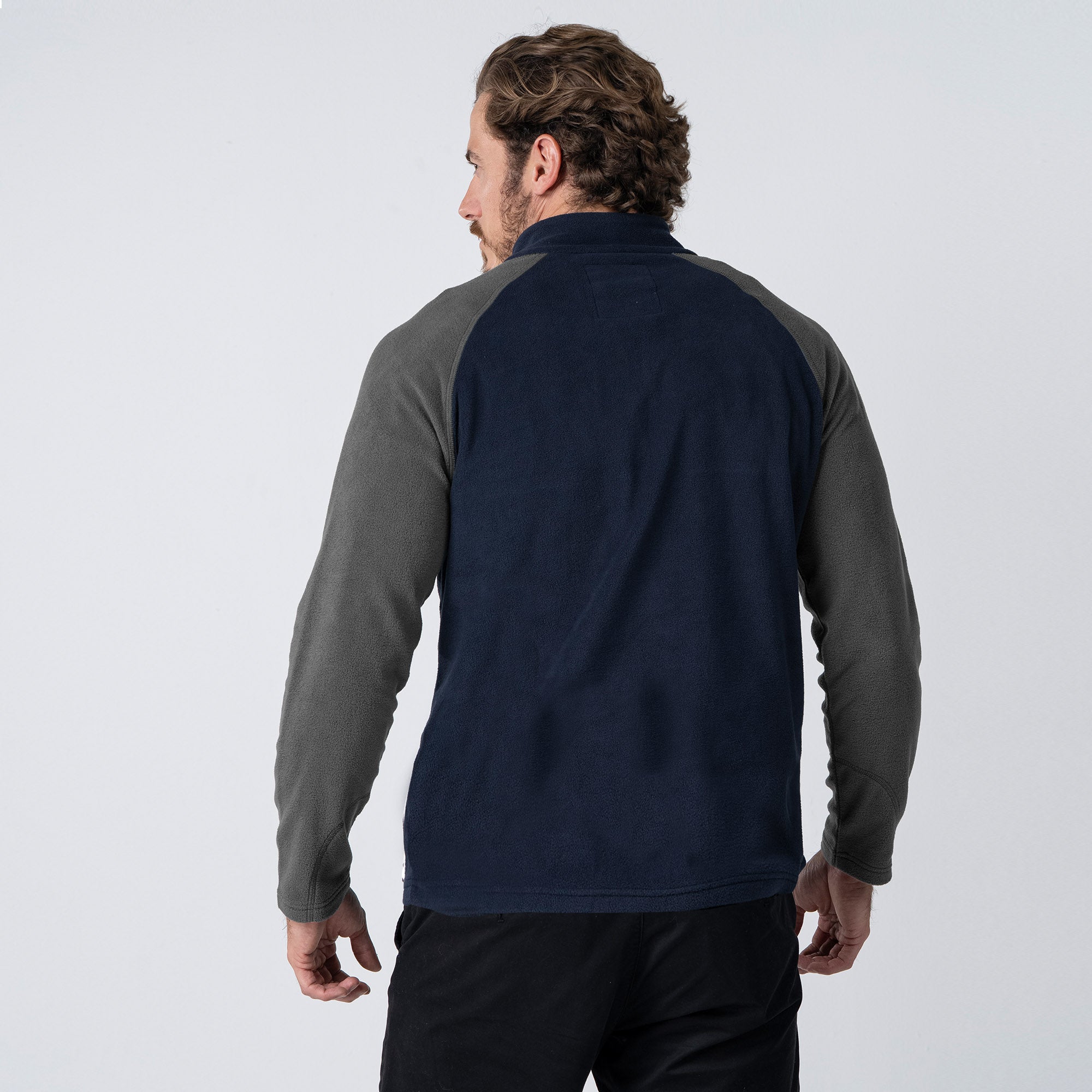 Sudadera Fleece para Hombre con Medio Cierre y Cuello Alto | Greenlander