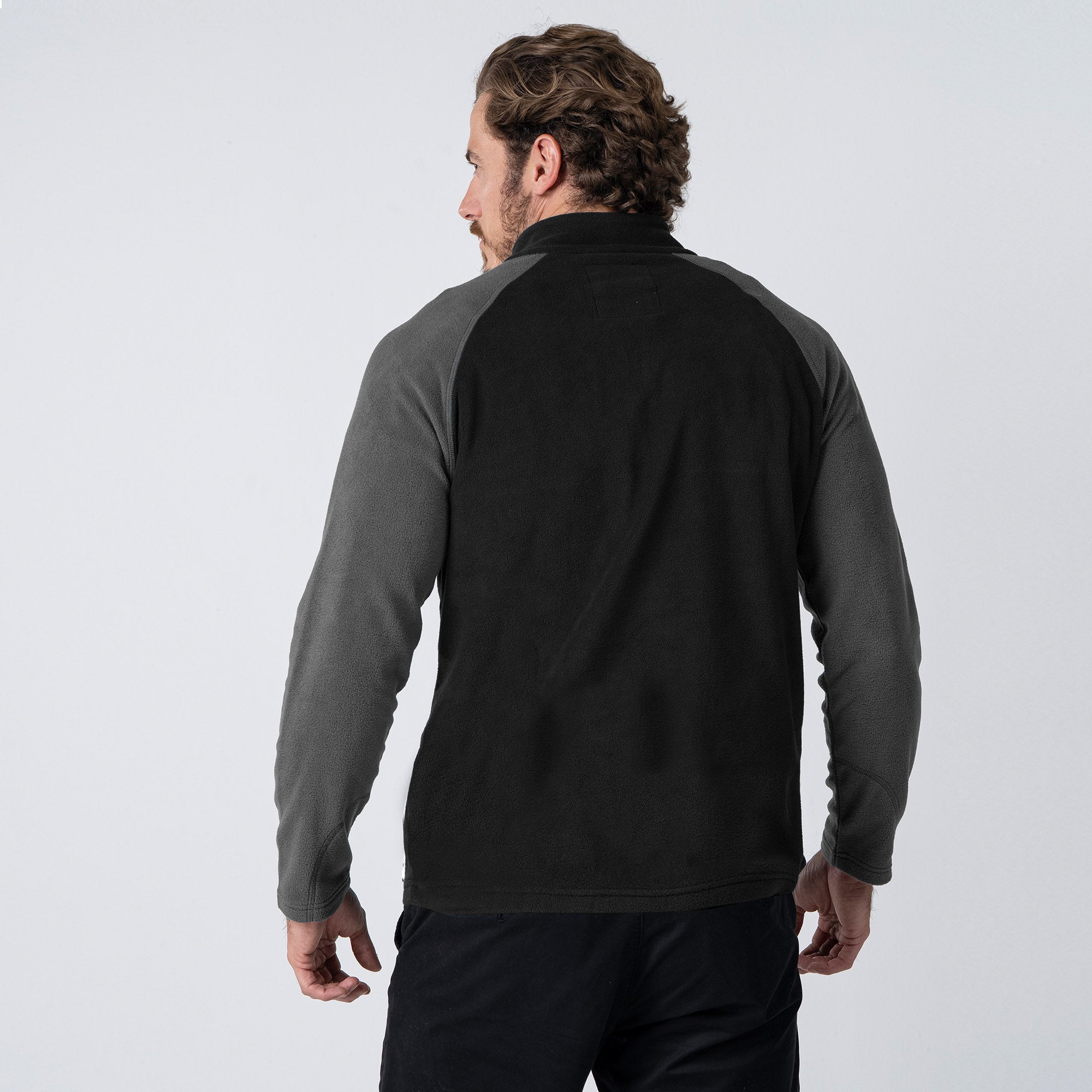 Sudadera Fleece para Hombre con Medio Cierre y Cuello Alto | Greenlander