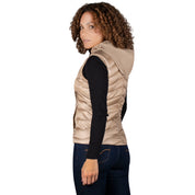 Chaleco Slim Fit Pluma Ligera con Gorro Mujer