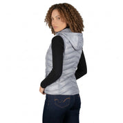 Chaleco Slim Fit Pluma Ligera con Gorro Mujer