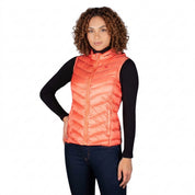 Chaleco Slim Fit Pluma Ligera con Gorro Mujer