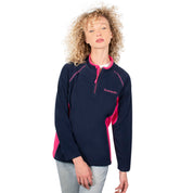 Sudadera Fleece para Mujer con Medio Cierre y Cuello Alto | Greenlander