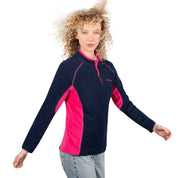 Sudadera Fleece para Mujer con Medio Cierre y Cuello Alto | Greenlander