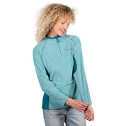 Sudadera Fleece para Mujer con Medio Cierre y Cuello Alto | Greenlander