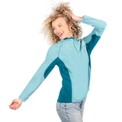 Sudadera Fleece para Mujer con Medio Cierre y Cuello Alto | Greenlander