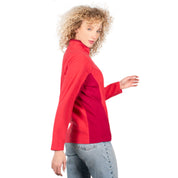 Sudadera Fleece para Mujer con Medio Cierre y Cuello Alto | Greenlander
