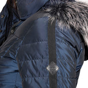 Chamarra Puffer Larga para Mujer con Gorro y Detalle de Pelo | Greenlander