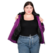 Chamarra Con Gorro Desmontable Mujer Plus Size
