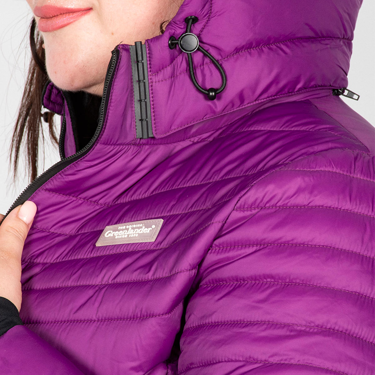 Chamarra Con Gorro Desmontable Mujer Plus Size