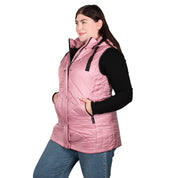 Chaleco Con Gorro Desmontable Mujer Plus Size