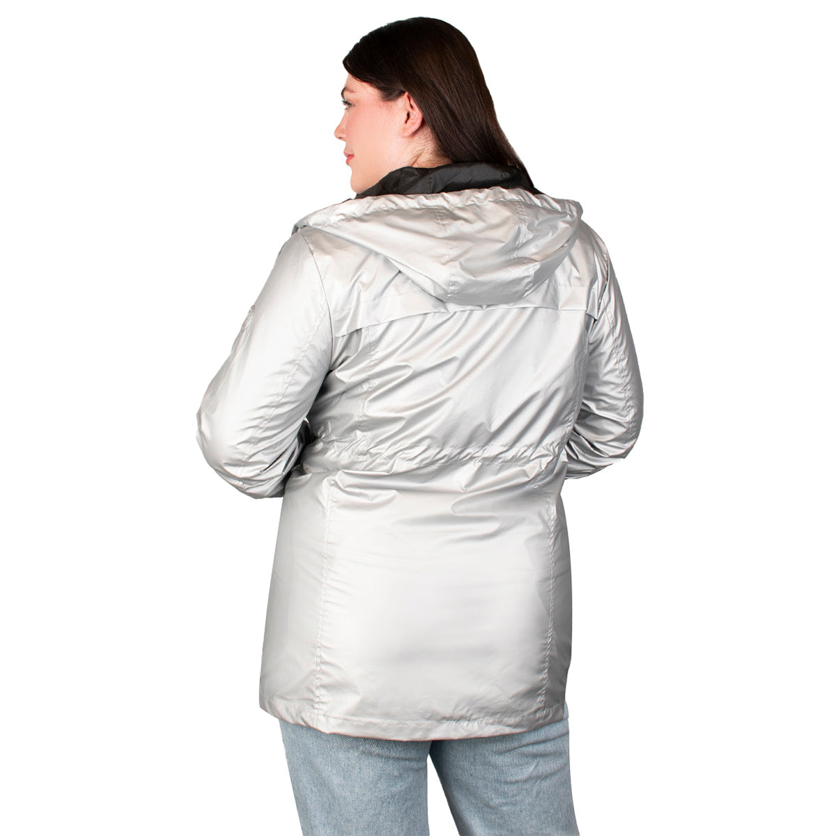 Chamarra Rompevientos Ligero Mujer Plus Size