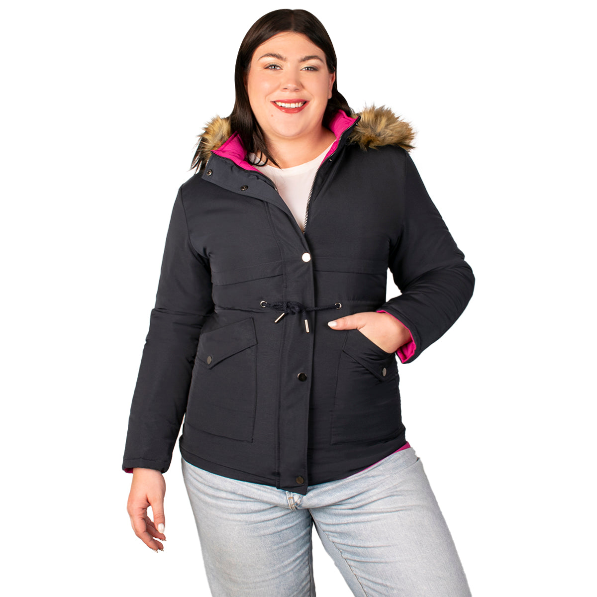 Chamarra Reversible Mujer Plus Size