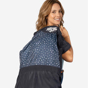 Chamarra Capitonada Con Gorro Desmontable para Mujer