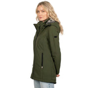 Chamarra Softshell Con Gorro Desmontable Greenlander Mujer