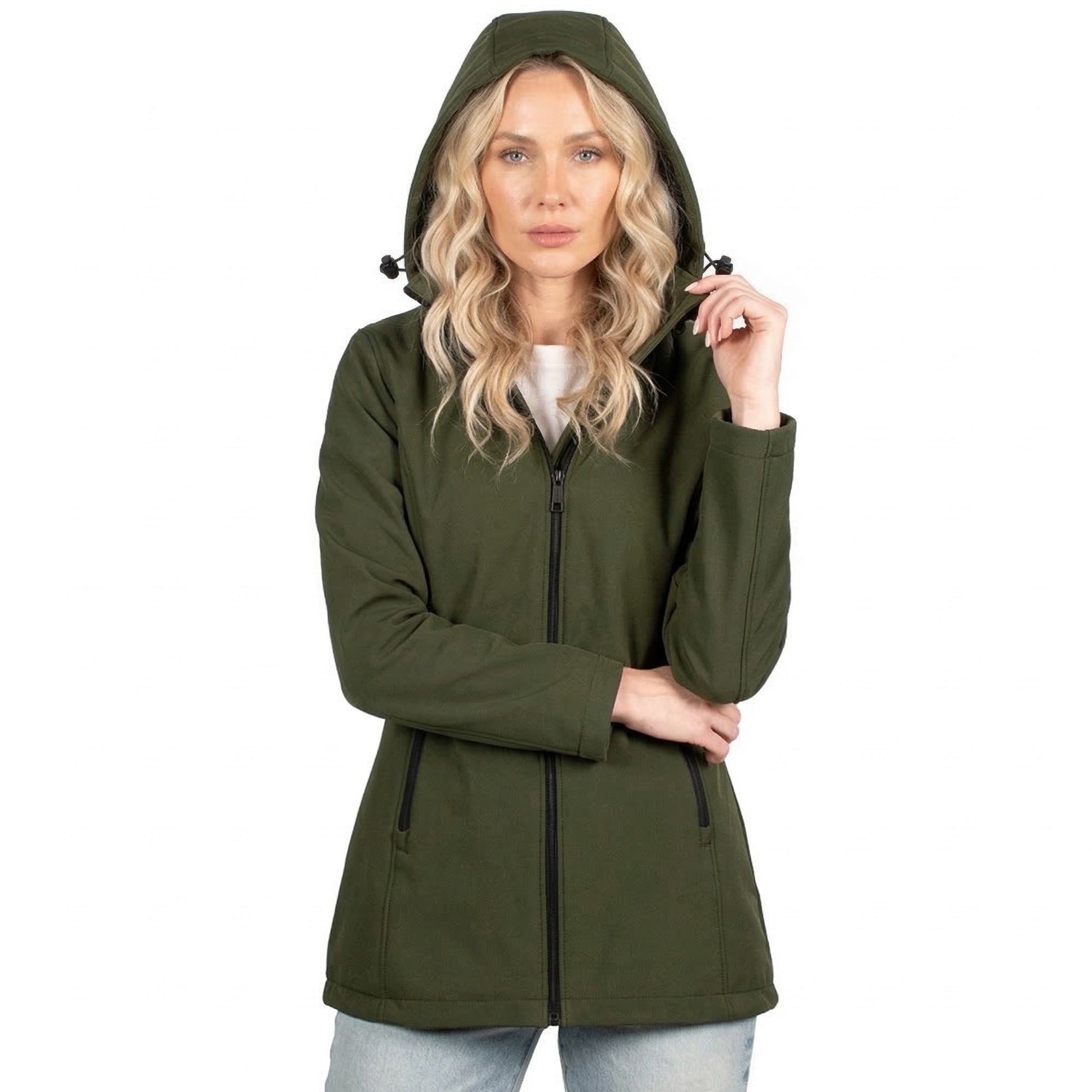 Chamarra Softshell Con Gorro Desmontable Greenlander Mujer