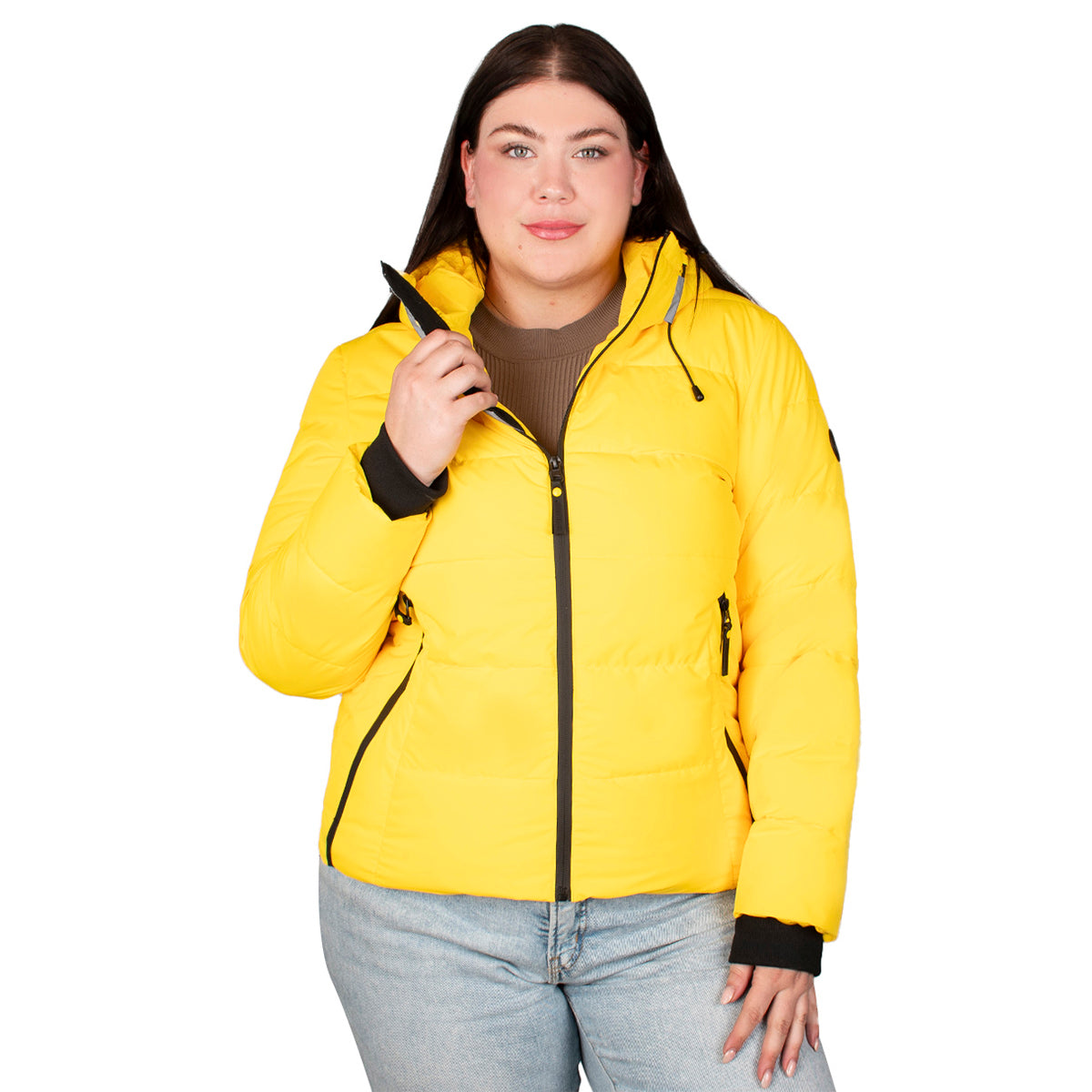Chamarra Trendy Capitonada Mujer Plus Size