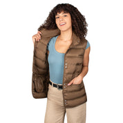Chaleco Capitonado De Botones Greenlander Mujer