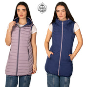 Chaleco Capitonado Doble Vista para Mujer