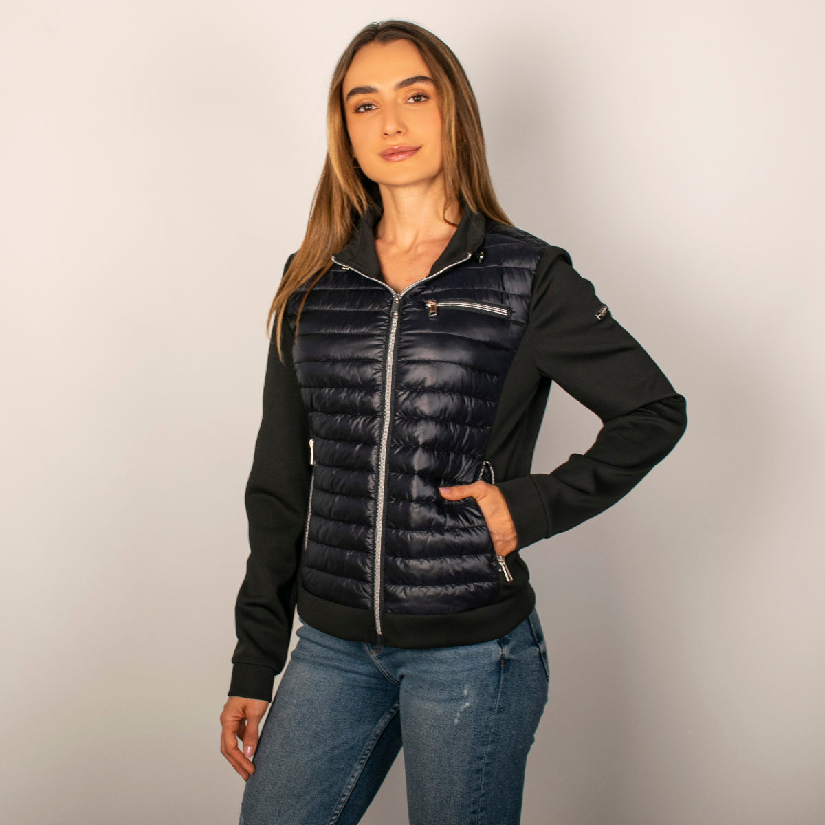 Chamarra Mujer Capitonada Elástica Greenlander