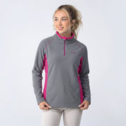 Sudadera Fleece para Mujer con Medio Cierre y Cuello Alto | Greenlander
