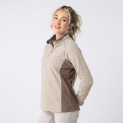 Sudadera Fleece para Mujer con Medio Cierre y Cuello Alto | Greenlander