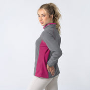 Sudadera Fleece para Mujer con Medio Cierre y Cuello Alto | Greenlander