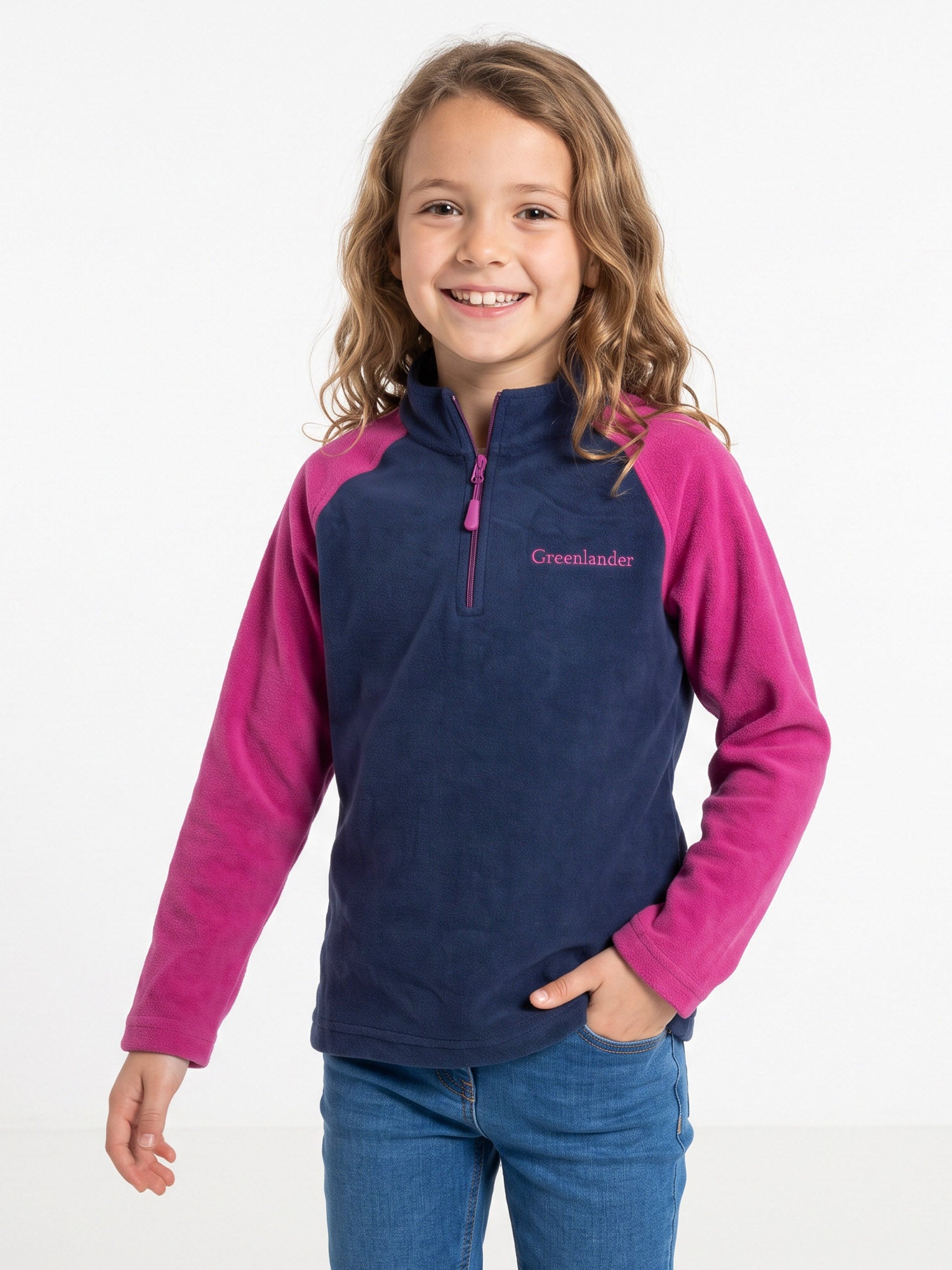 Sudadera Fleece Comfort Medio Cierre Niña