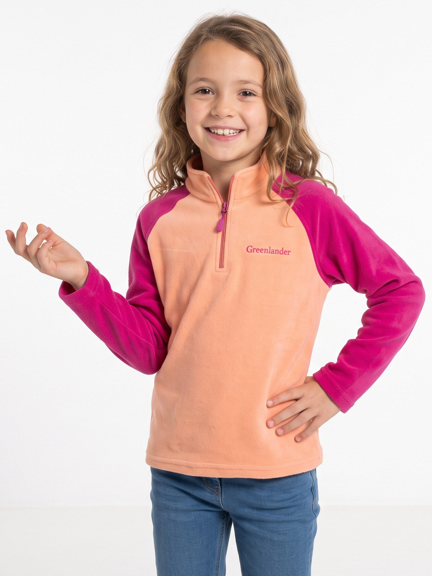 Sudadera Fleece Comfort Medio Cierre Niña