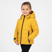 Chamarra Capitonada Para Niña Con Gorro Ajustable Greenlander