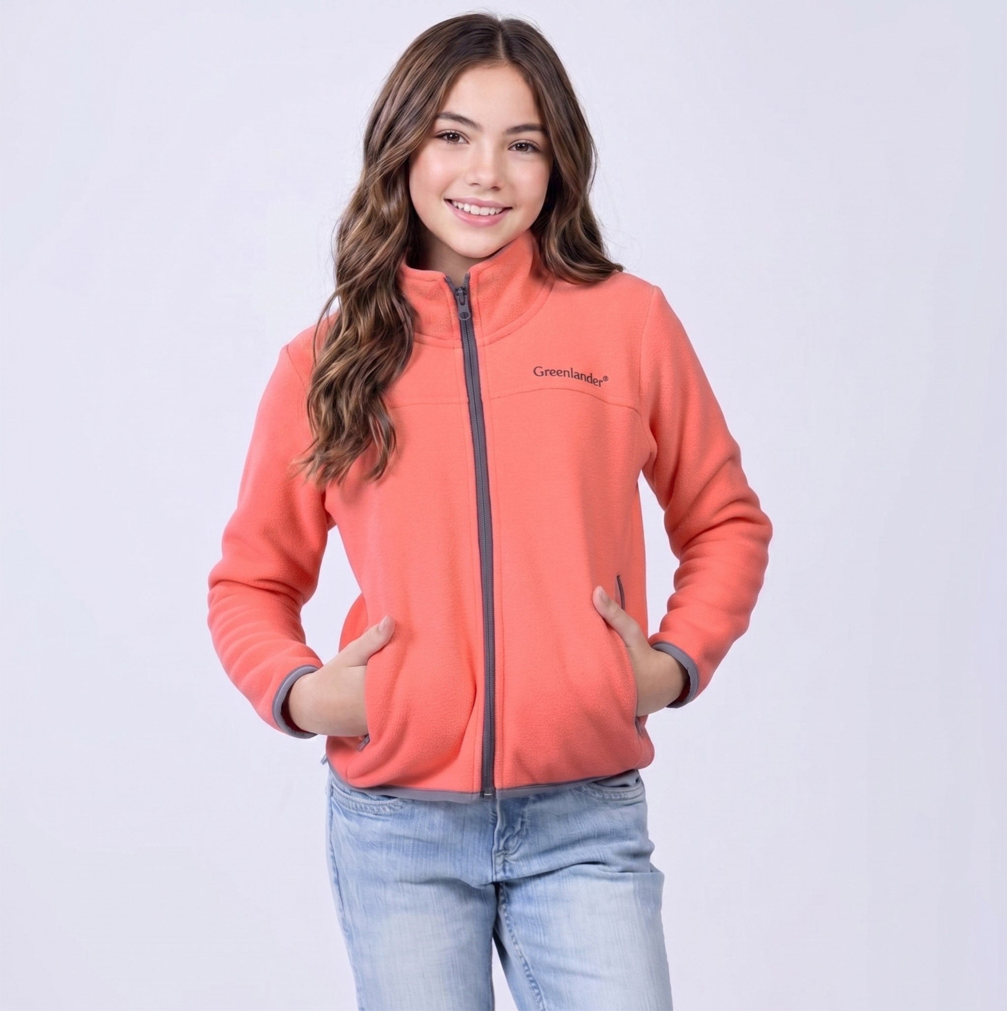 Sudadera Eco-Fleece para niña con forro de fur Greenlander