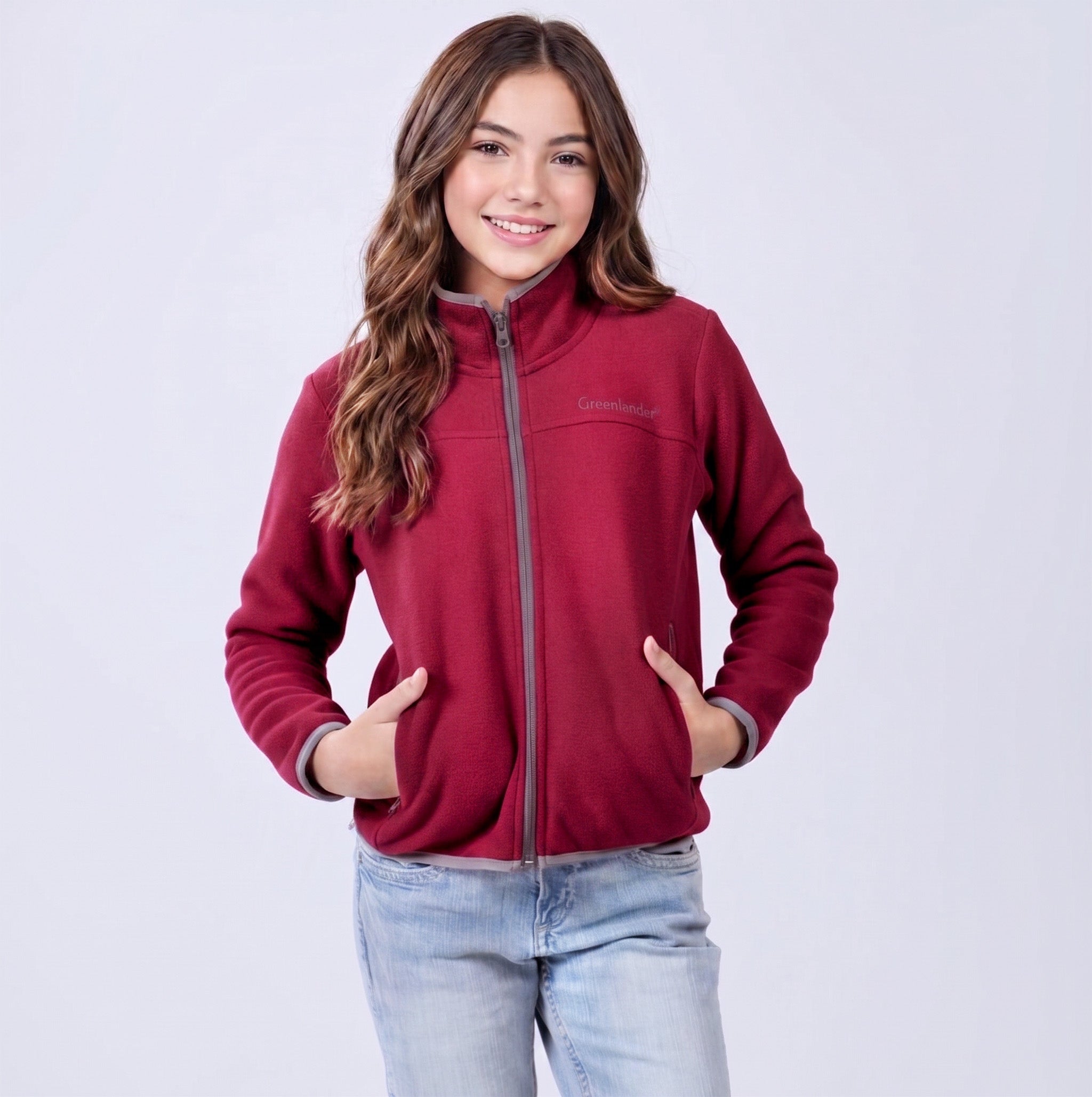 Sudadera Eco-Fleece para niña con forro de fur Greenlander
