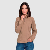 Sudadera Polar Fleece para Mujer con Cuello Alto y Medio Cierre | Greenlander