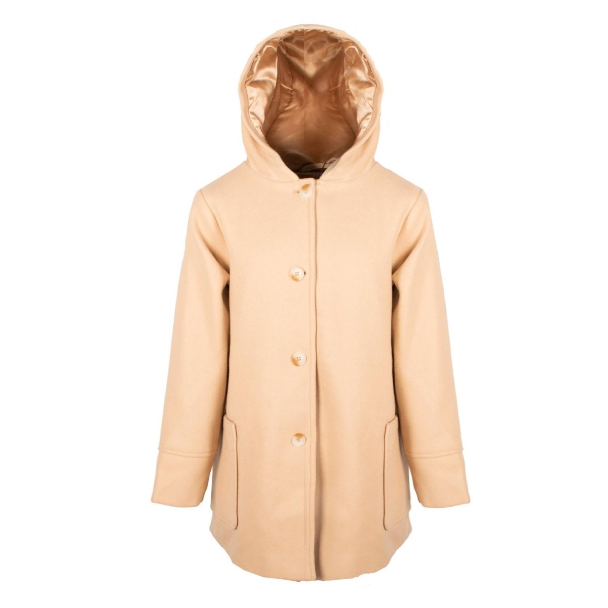 Abrigo tipo lana para niña con capucha integrada Greenlander - Greenlander