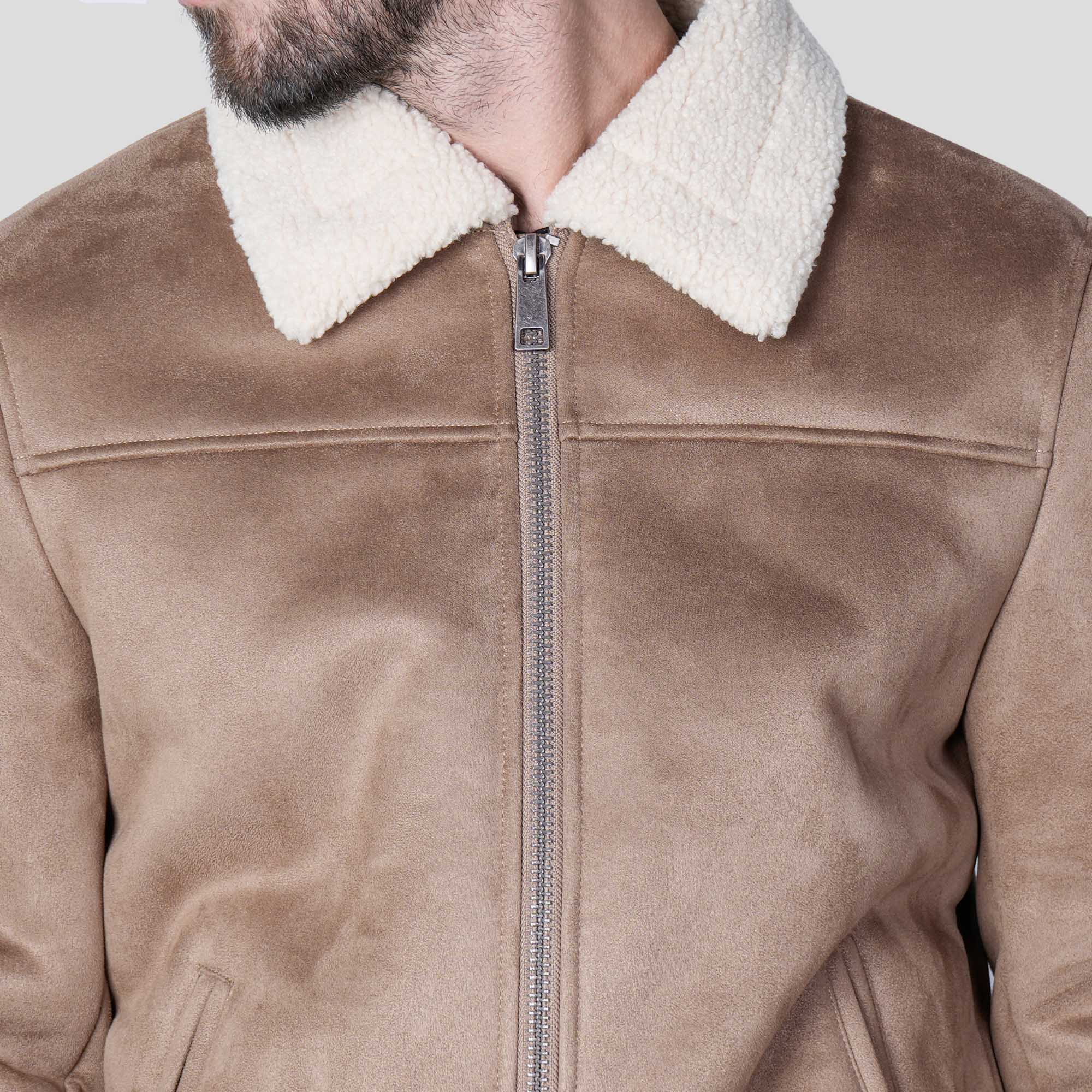 Chamarra Tipo Gamuza para Hombre con Forro Afelpado | Greenlander