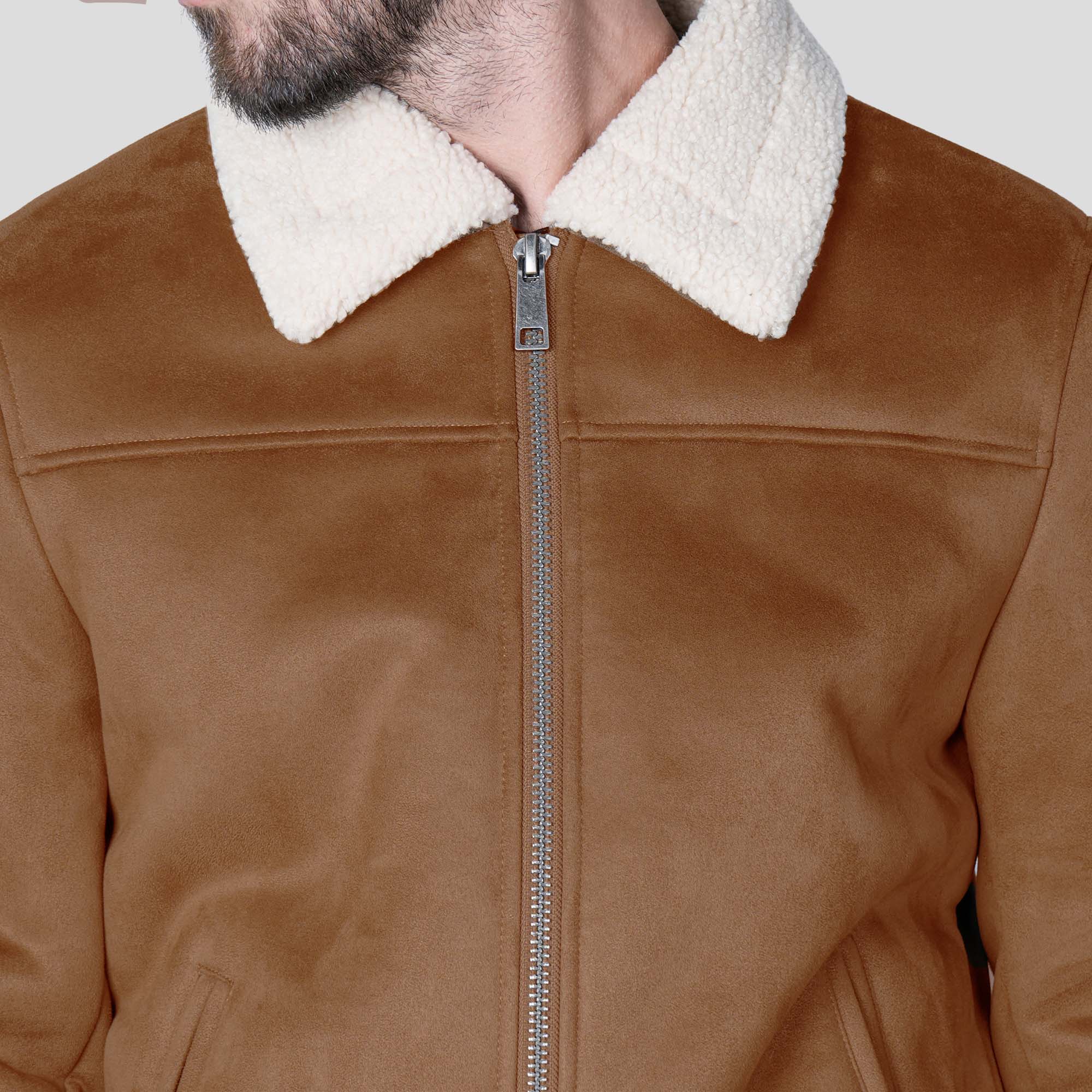 Chamarra Tipo Gamuza para Hombre con Forro Afelpado | Greenlander