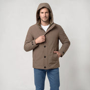 Chamarra acolchada para Hombre con Capucha y Botones | Greenlander