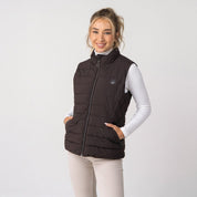 Chaleco Acolchado Capitonado para Mujer con Bolsas y Cuello Alto | Greenlander - Greenlander