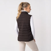 Chaleco Acolchado Capitonado para Mujer con Bolsas y Cuello Alto | Greenlander - Greenlander