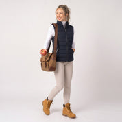 Chaleco Acolchado Capitonado para Mujer con Bolsas y Cuello Alto | Greenlander - Greenlander