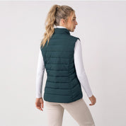 Chaleco Acolchado Capitonado para Mujer con Bolsas y Cuello Alto | Greenlander - Greenlander