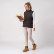 Chaleco Acolchado Capitonado para Mujer con Bolsas y Cuello Alto | Greenlander - Greenlander