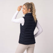 Chaleco Acolchado Capitonado para Mujer con Bolsas y Cuello Alto | Greenlander - Greenlander