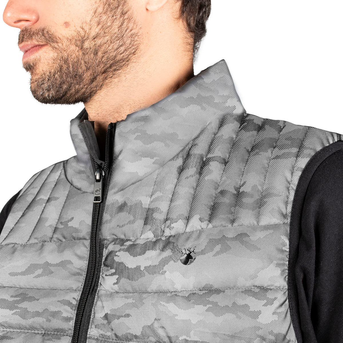 Chaleco Acolchado para Hombre con Cierre, Bolsillos y Detalles Reflectantes | Greenlander - Greenlander
